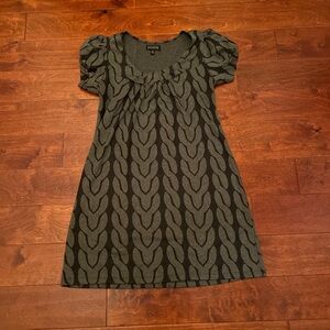 Enfocus Studio Charcoal and Black Mini Dress
